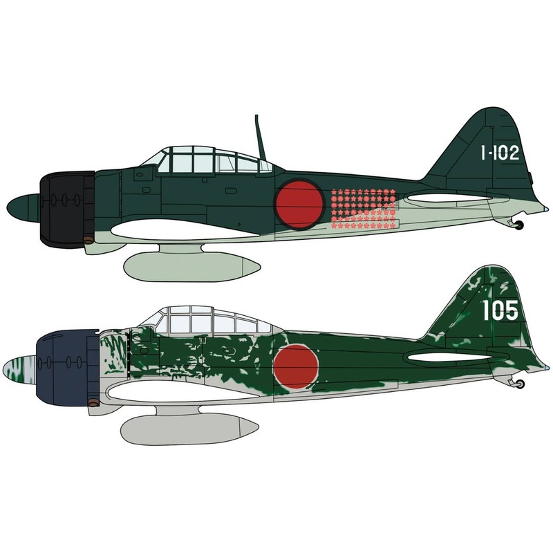 Mitsubishi A6M2b/A6M3 Zero Fighter Type 21/22 Rabaul Ace Set