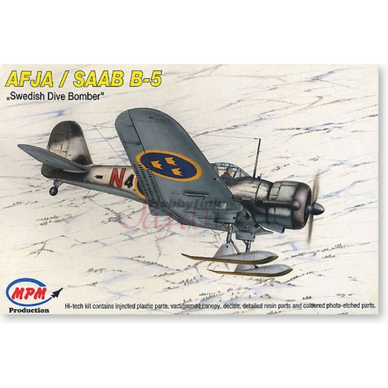 1/72 AFJA Saab B-5 Swedish Dive Bomber