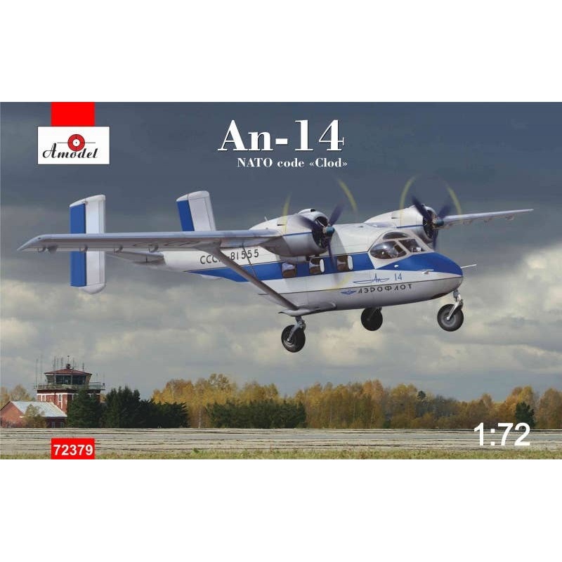 1/72 Antonov An-14 NATO Code Clod Aeroflot Blue