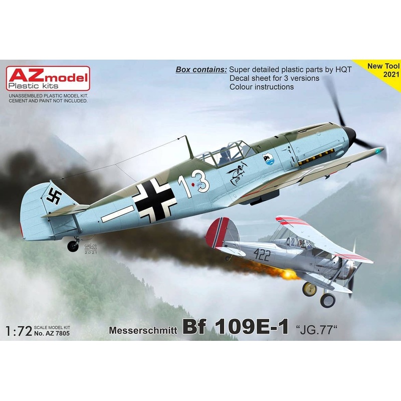 1/72 Bf 109E-1 JG.77