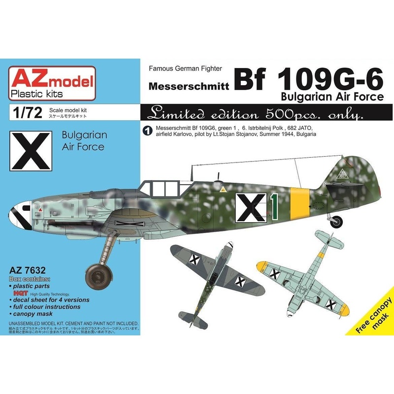 1/72 Bf 109G-6 Bulgarian Air Force