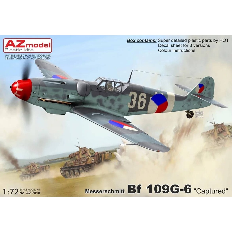 1/72 Bf 109G-6 Captured