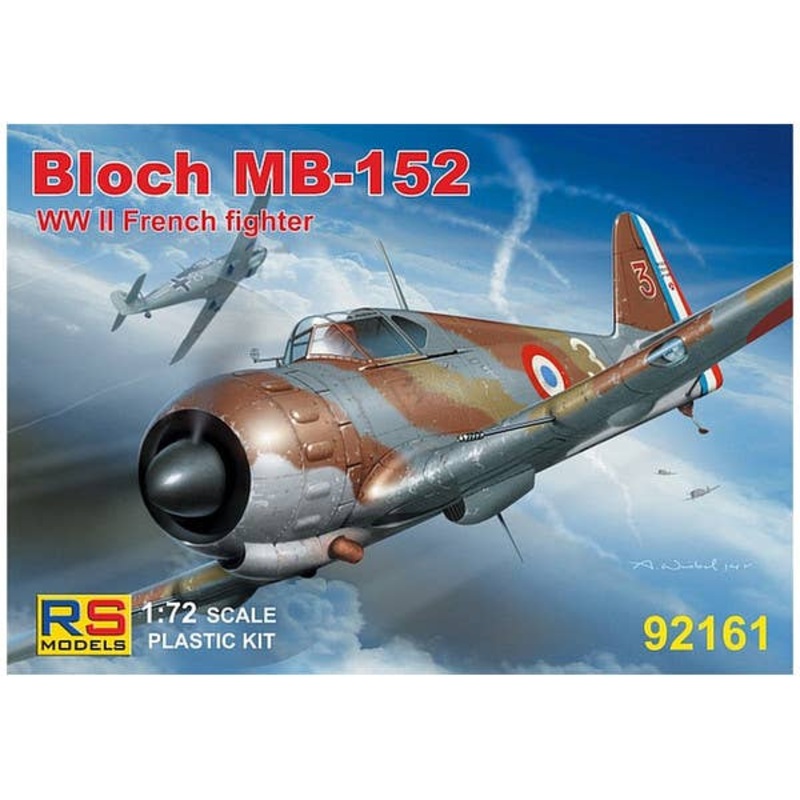 1/72 Bloch MB-152 (WWII French Fighter)