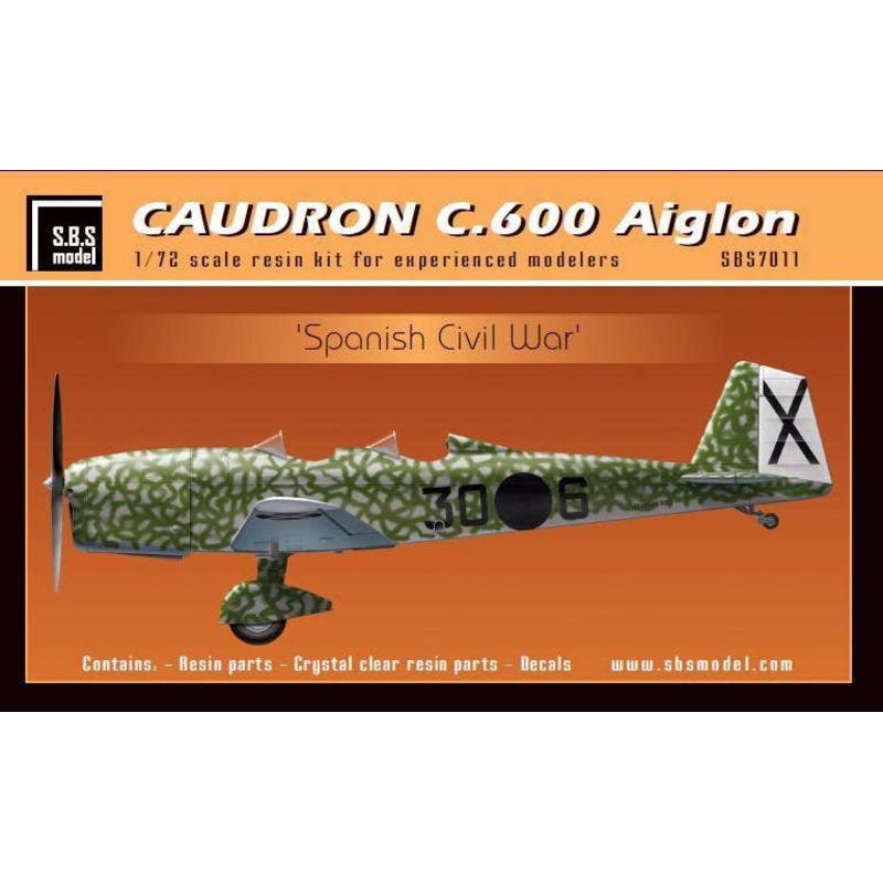 1/72 Caudron C.600 Aiglon Spanish Civil War