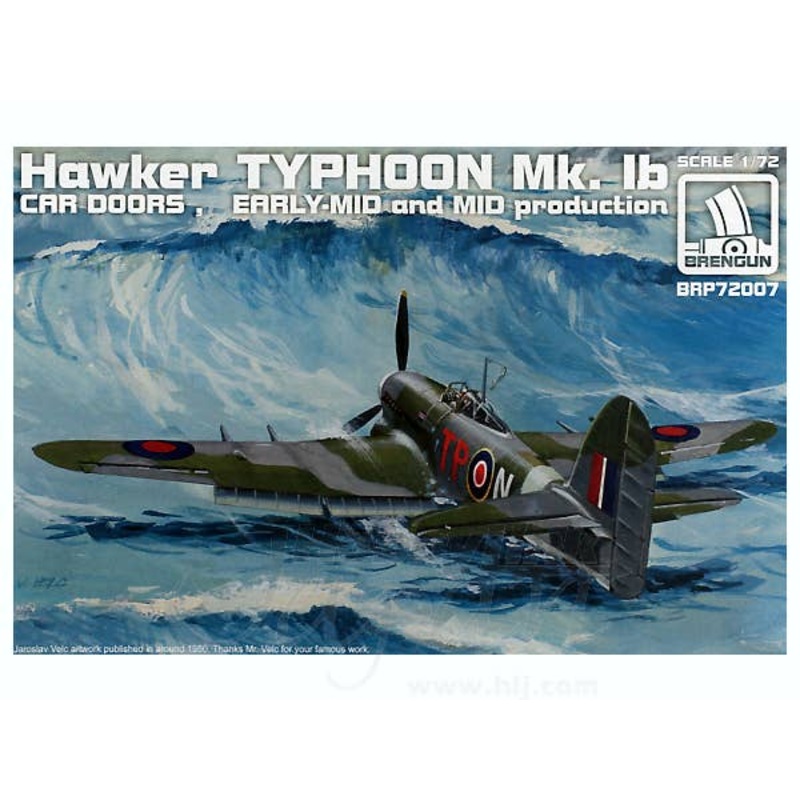 1/72 Hawker Typhoon Mk.1b Car Doors Early-Mid