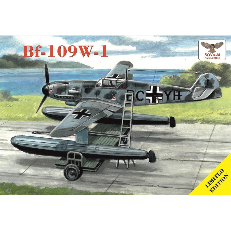 1/72 Messerschmitt Bf109W-1 w/Beaching Trolley