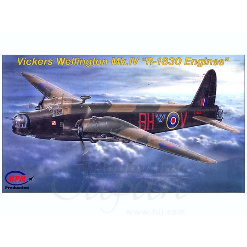 1/72 Vickers Wellington Mk.IV "R-1830 Engines"