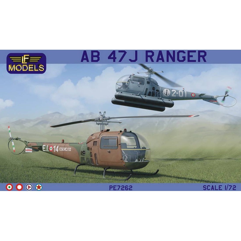 1/72 Agusta-Bell 47J Ranger (Italian Navy, Army, Yugoslavia, Denmark, Norway)