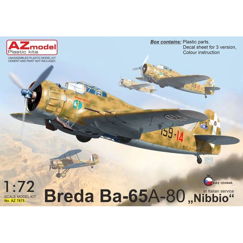 1/72 Breda Ba-65A-80 Nibbio In Italian Service