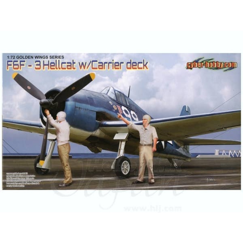1/72 F6F-3 Hellcat w/Carrier Deck