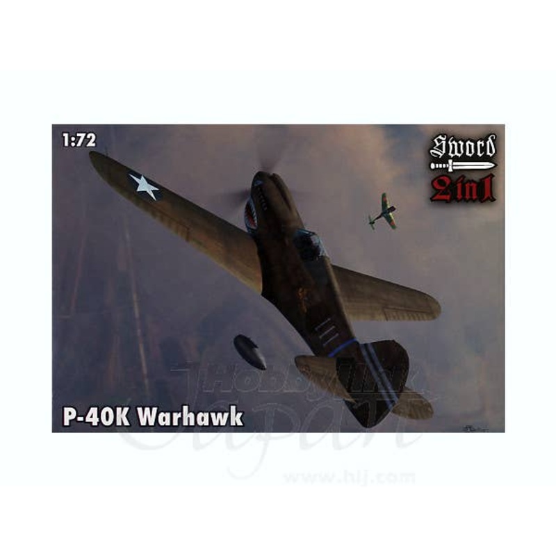 1/72 P-40K Warhawk 2 in 1
