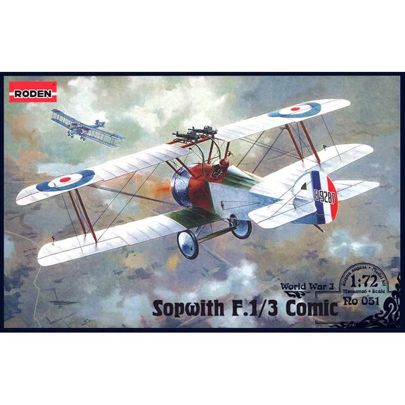 1/72 Sopwith Camel Interceptor Fighter