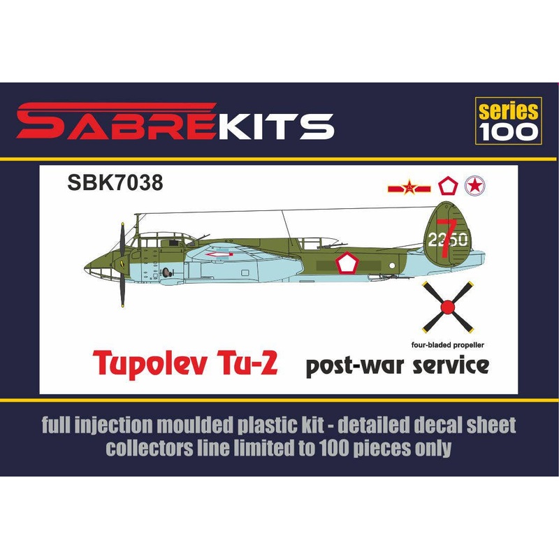 1/72 Tupolev Tu-2 (China, Indonesia, N. Korea)