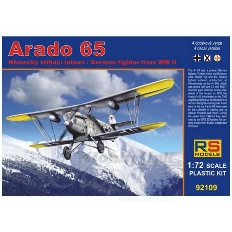 1/72 Arado 65 Luftwaffe Schlepper