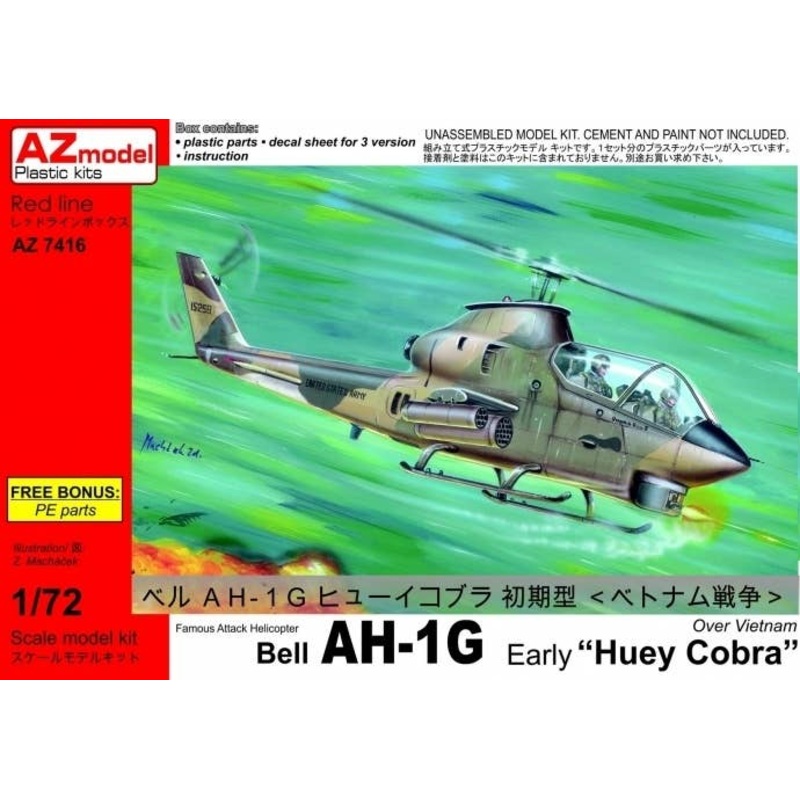 1/72 Bell AH-1G Early "Huey Cobra" Over Vietnam