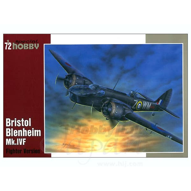 1/72 Bristol Blenheim Mk.IVF Fighter Version