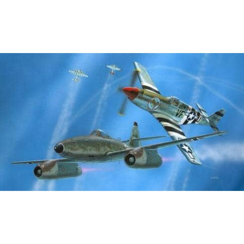 1/72 Combat Set Me262 & P-51B