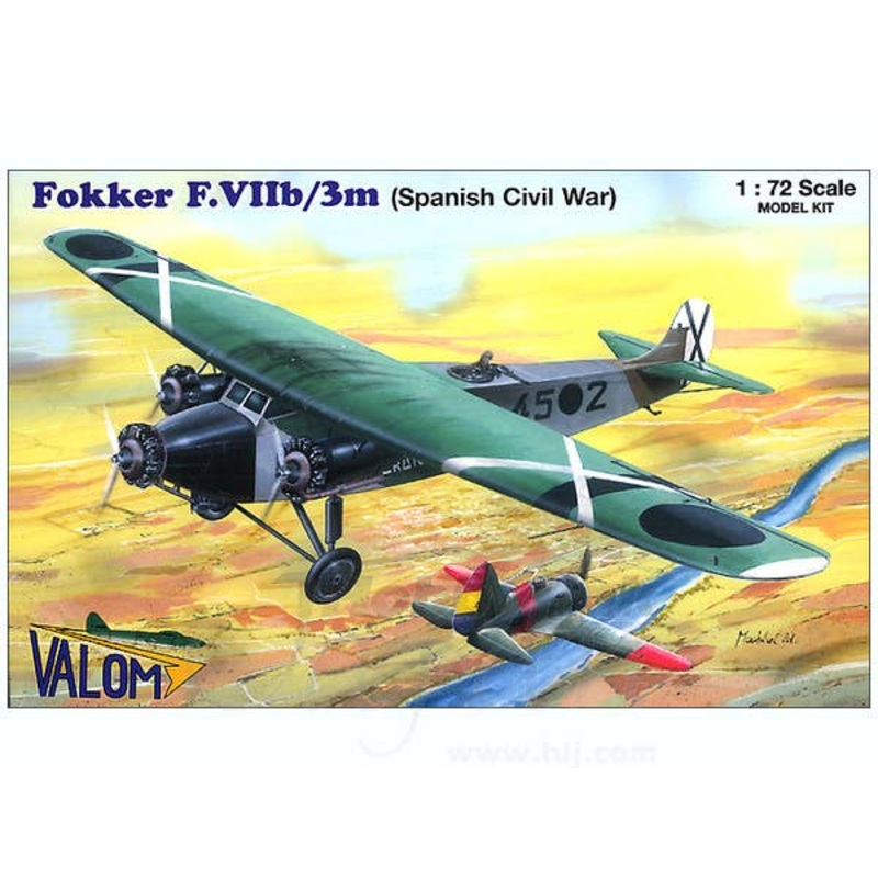 1/72 Fokker F.VIIb/3m Spanish Civil War