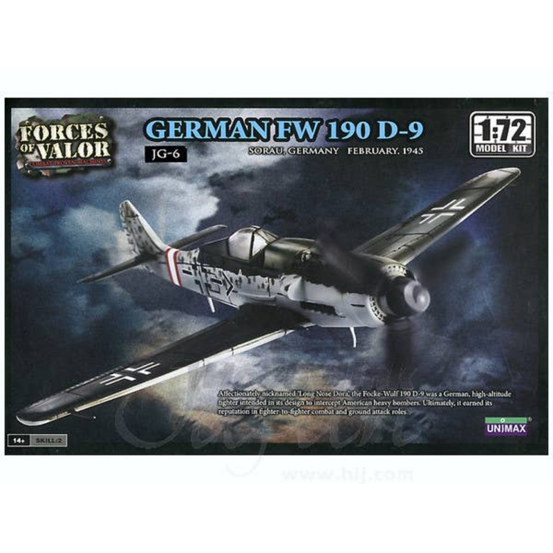 1/72 German FW 190 D-9 JG-6 Sorau Germany 1945