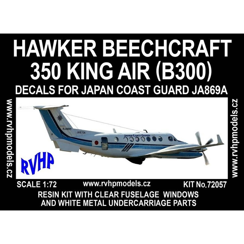 1/72 Hawker Beechcraft 350 King Air (Japan Coast Guard)