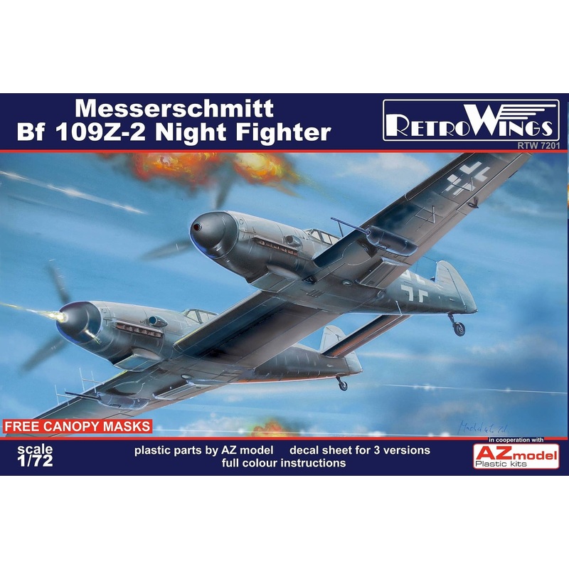 1/72 Messerschmitt Bf 109Z-2 Night Fighter