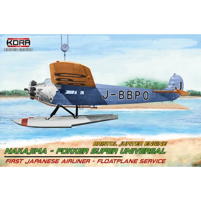 1/72 Nakajima-Fokker Super Universal (Jupiter Engine) Japanese airliner - Floatplane Service