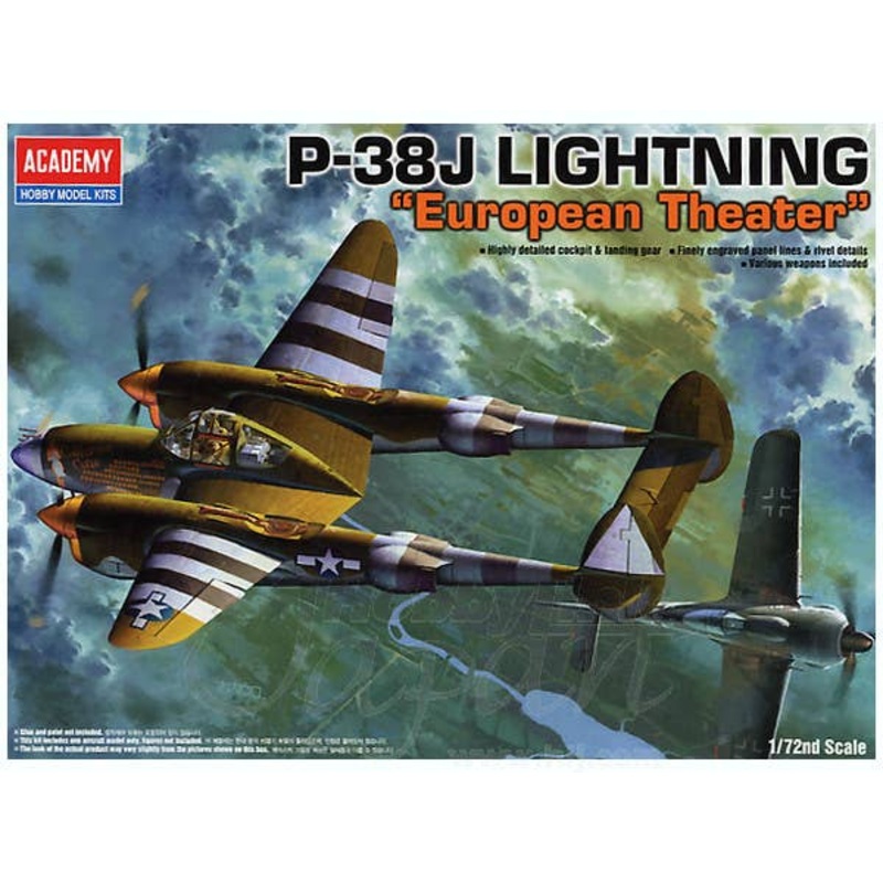 1/72 P-38J Lightning European Theater