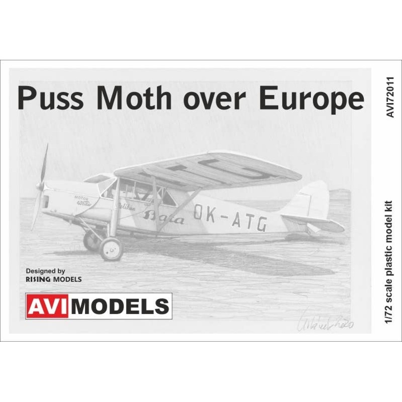 1/72 Puss Moth over Europe