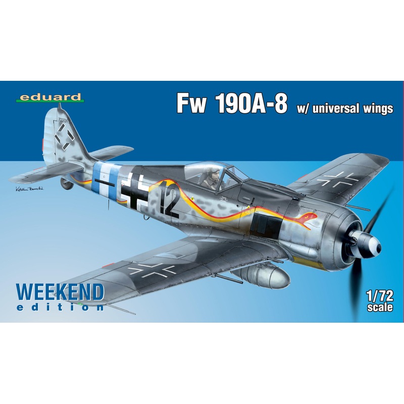 1/72 Weekend Edition Kit of Fw 190A-8 Univesal Wings