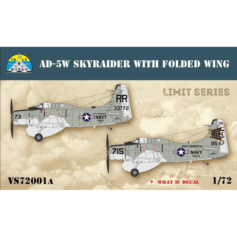 1/72 AD-5W SkyRaider with Folded Wing
