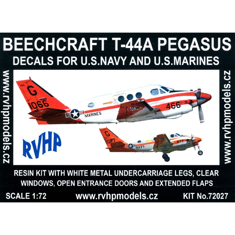 1/72 Beechcraft T-44A Pegasus (U.S.Navy & U.S.Marines)