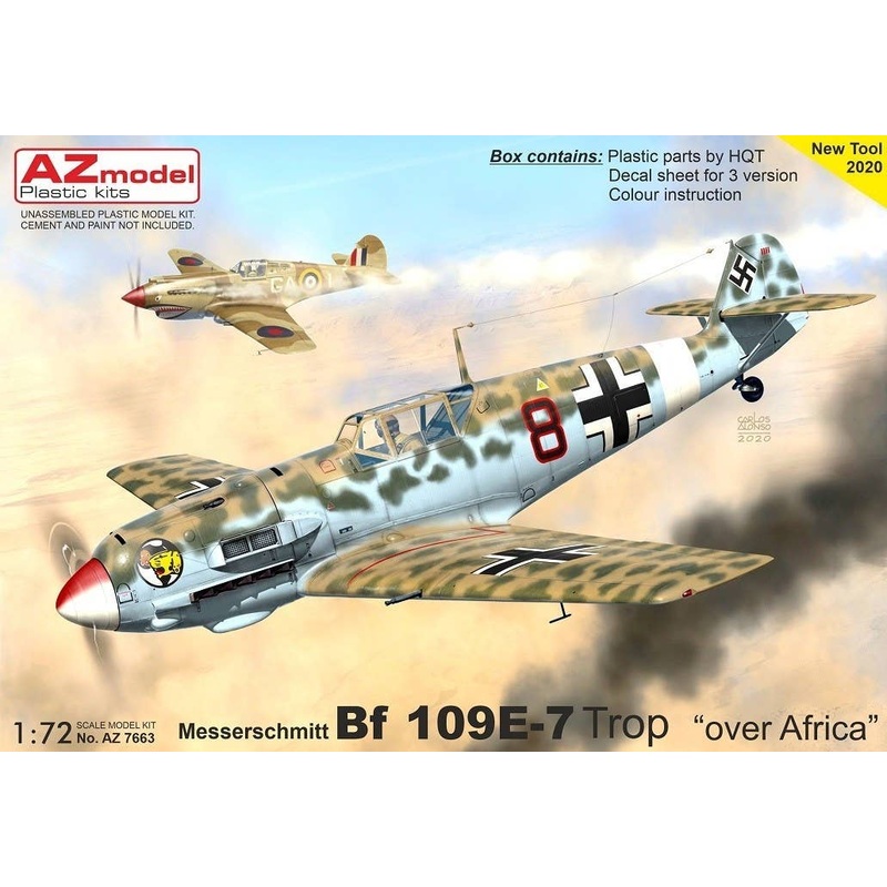 1/72 Bf 109E-7 "Over Africa"