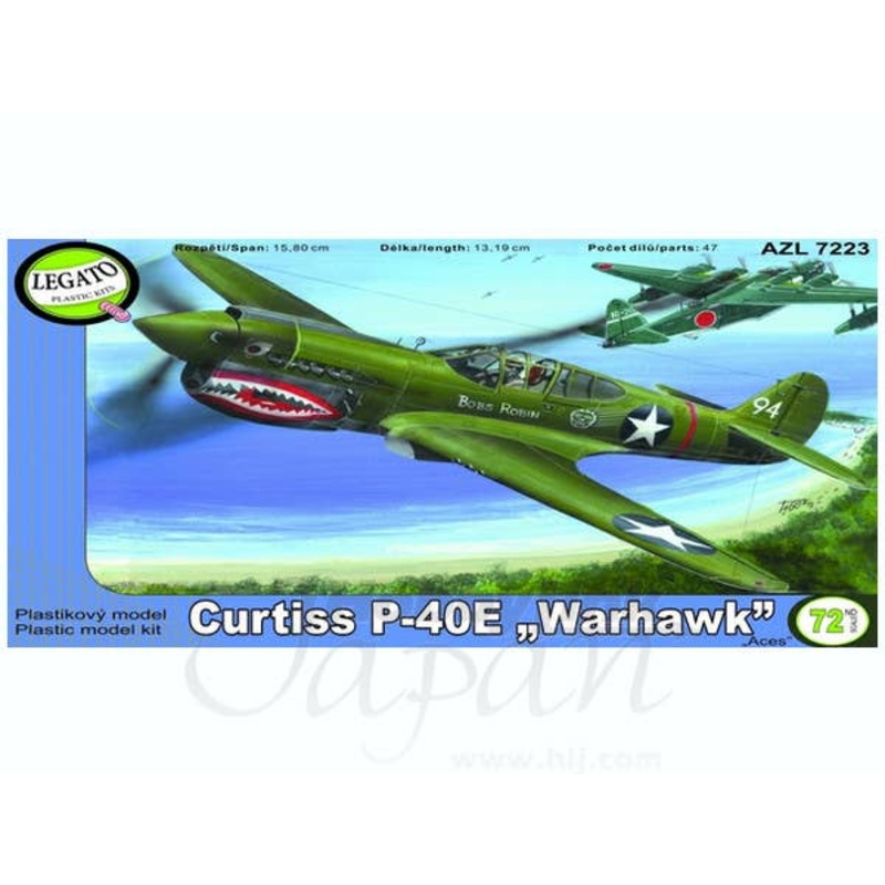 1/72 Curtiss P-40E Warhawk (Aces)