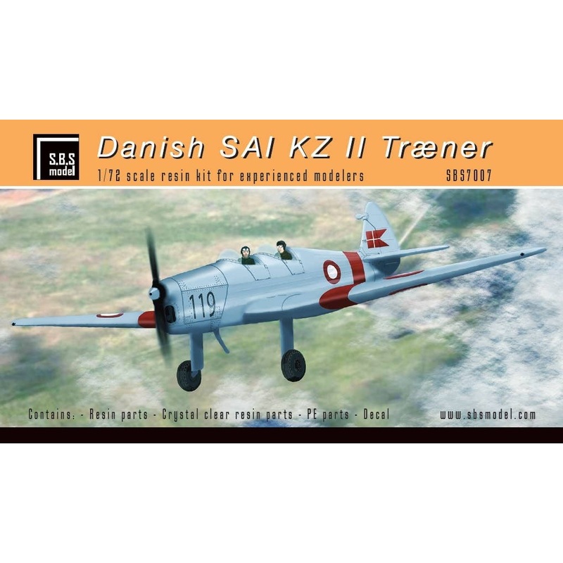 1/72 Danish SAI KZ-II Trainer