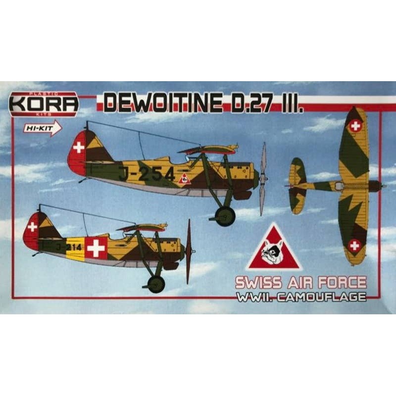 1/72 Dewoitine D.27 III "Swiss AF" WWII Camouflage