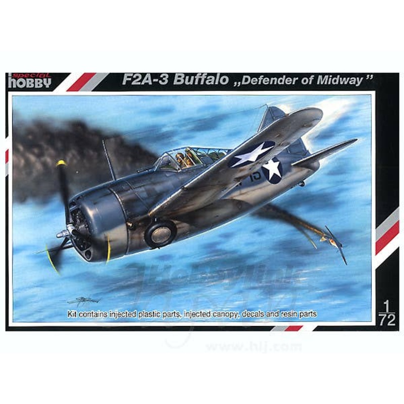 1/72 F2A-3 Buffalo Defender Of Midway