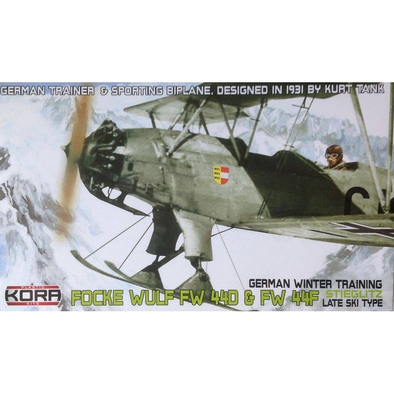 1/72 Fw 44D&F Luftwaffe Late Type Skis
