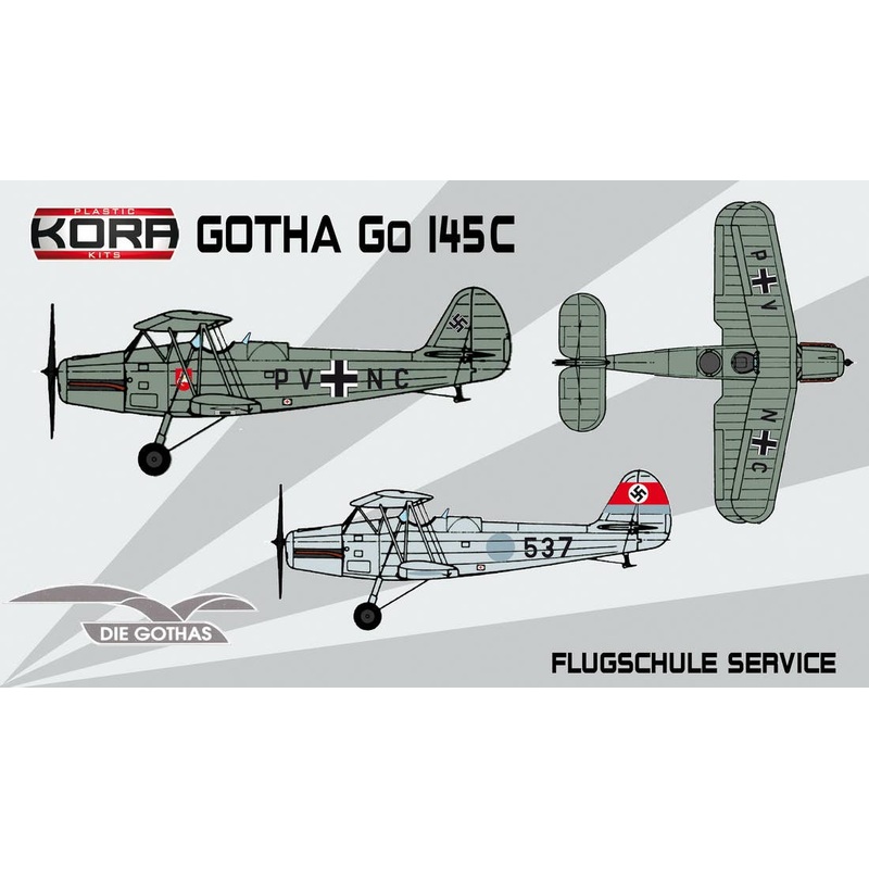 1/72 Go 145C Flugschule Service