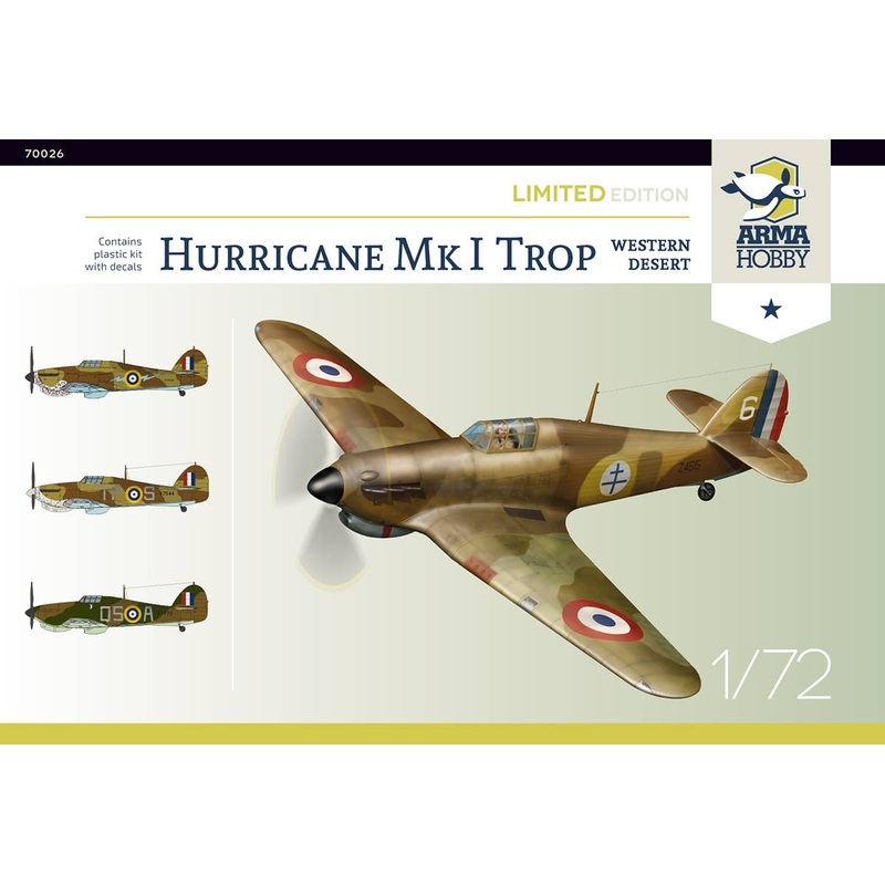 1/72 Hurricane Mk I Trop Western Desert Limited Edition