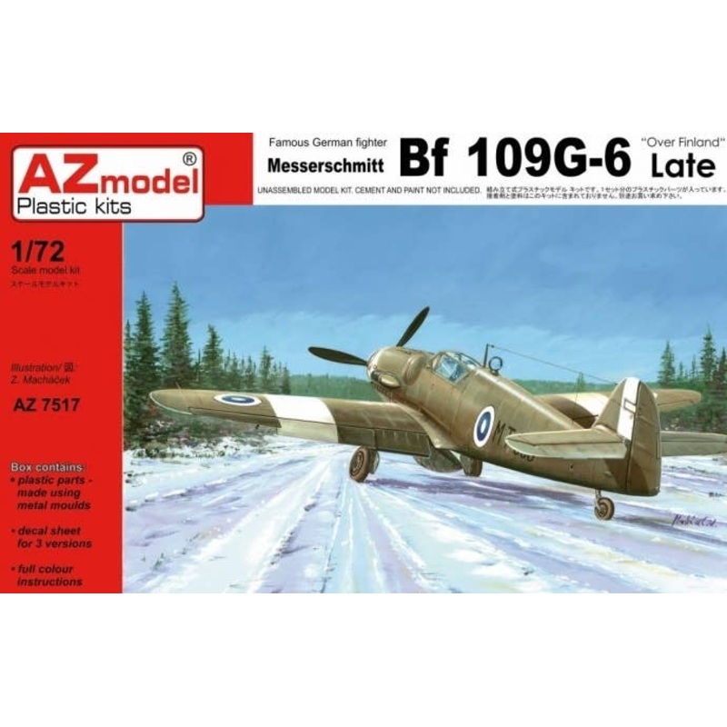 1/72 Messerschmitt Bf 109G-6 Late Over Finland