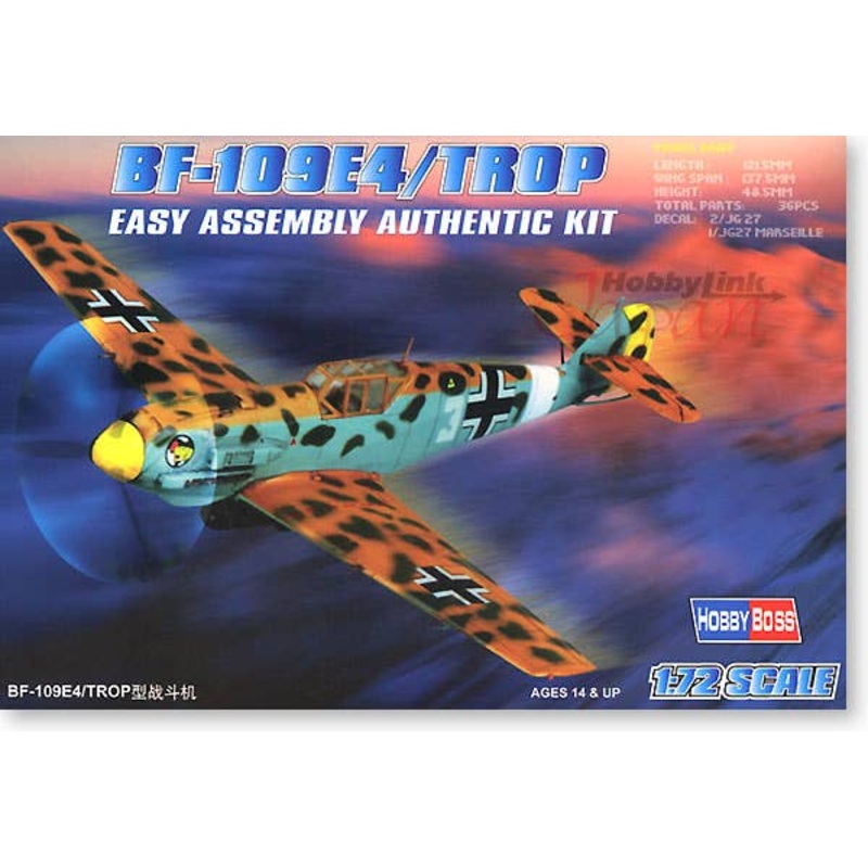 1/72 Messerschmitt Bf109E-4/Trop