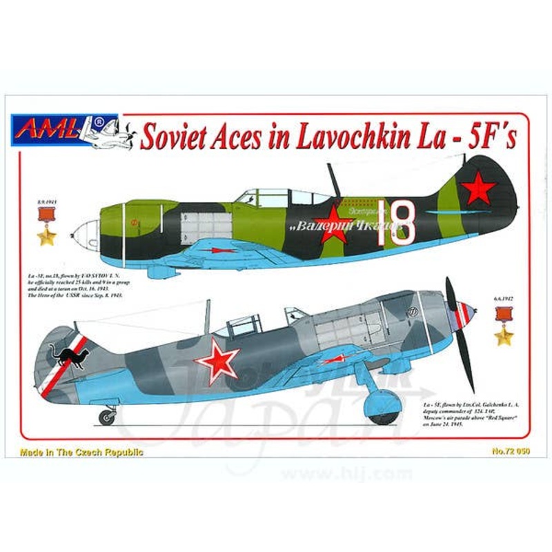 1/72 Soviet Aces In Lavochkin La-5Fs
