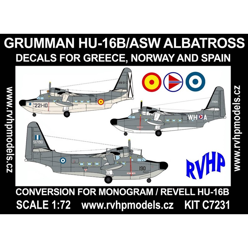 1/72 HU-16B Albatross ASW (Greece, Norway, Spain)