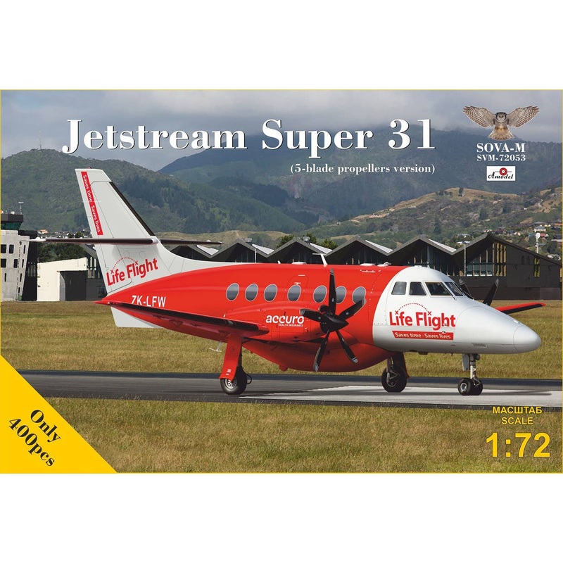 1/72 Jestream Super 31 (5- & 4-Blade Prop) 2 Liveries