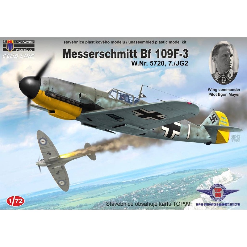 1/72 Messerschmitt Bf109F-3 Egon Mayer 7./JG52