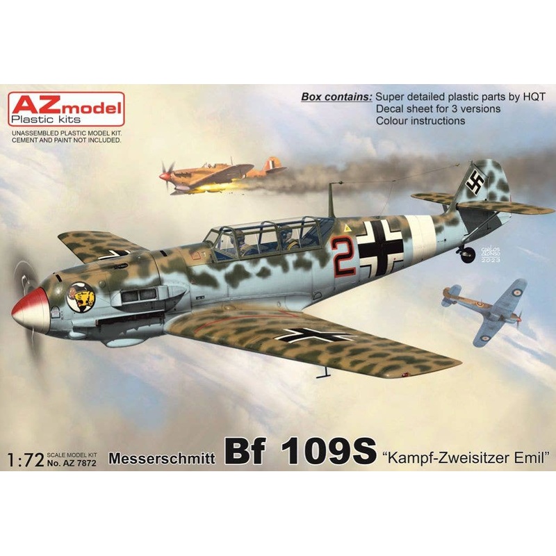 1/72 Messerschmitt Bf109S Kampf-Zweisitzer Emil