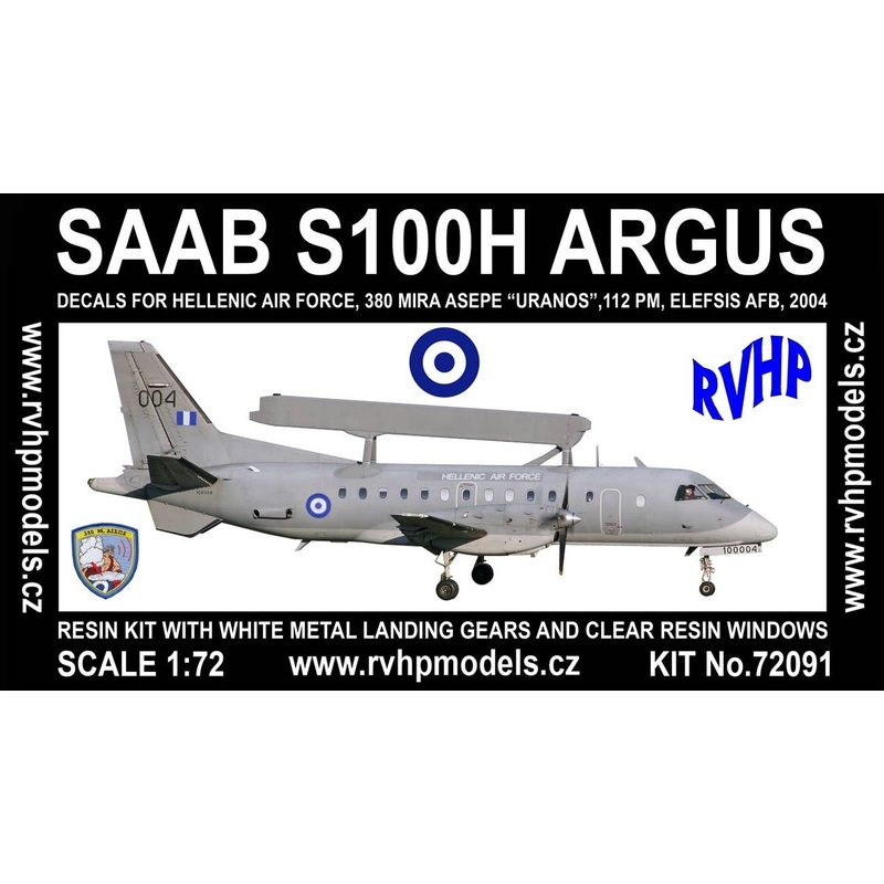 1/72 Saab S100H Argus (Greek AF)