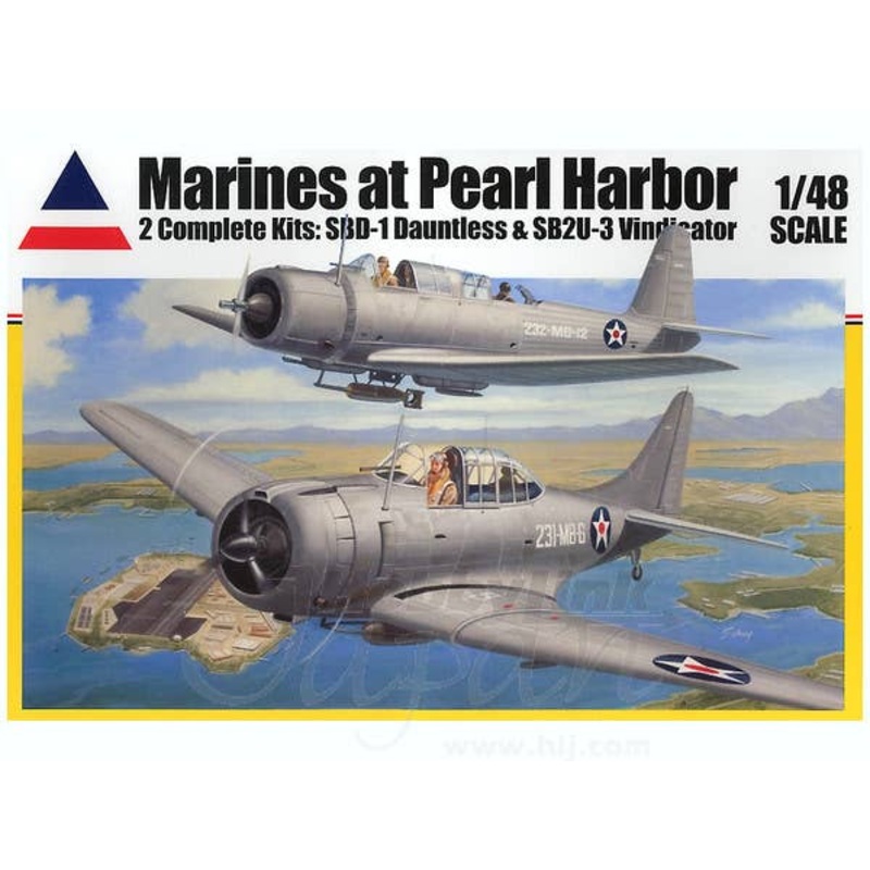 1/48 Marines at Pearl Harbor (SBD-1 & SB2U-3) 2 Kits Set