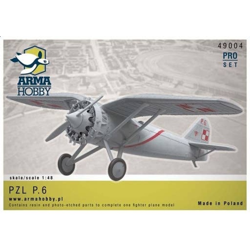 1/48 PZL P.6 Fighter Pro-set