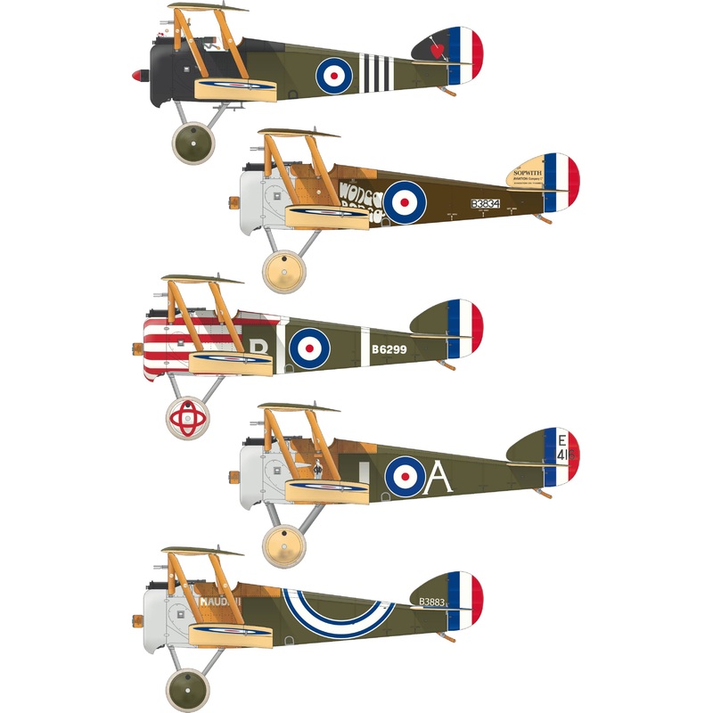 1/48 Sopwith F.1 Camel (Clerget Engine) ProfiPack
